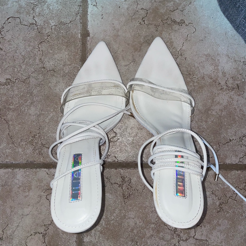 Elegant White Women's Heels